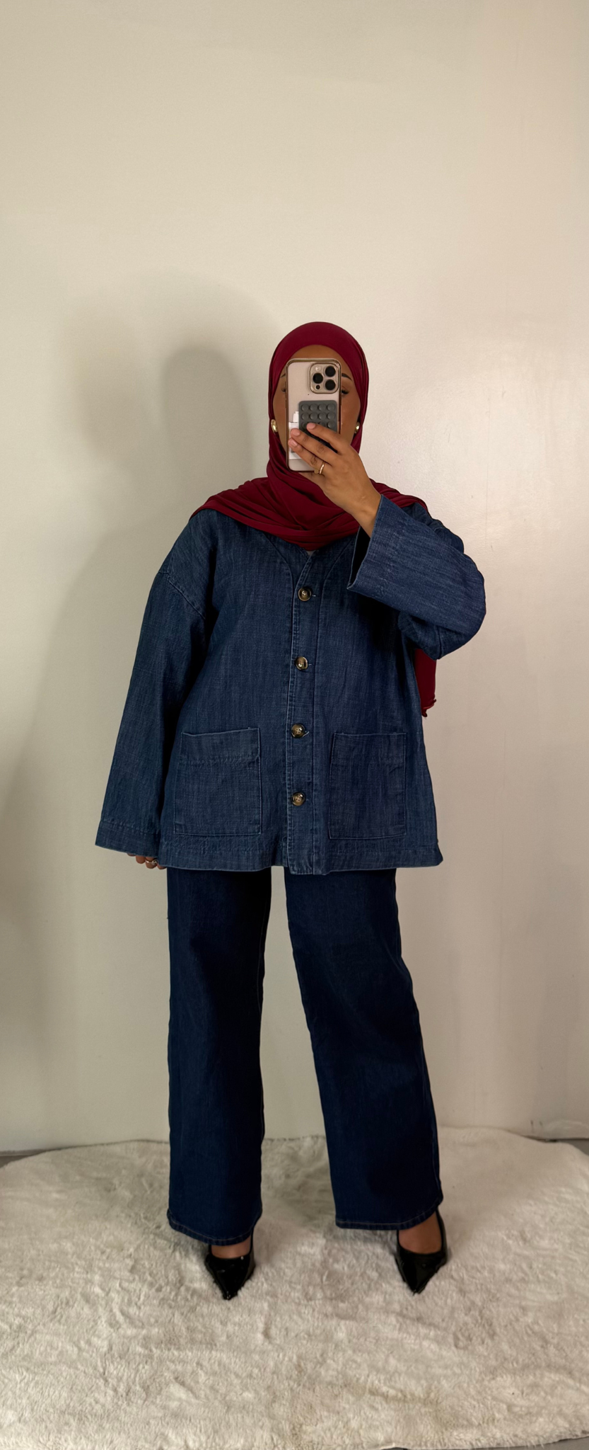 Veste en jean oversize