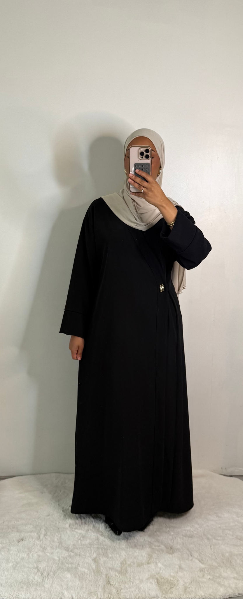 Robe asymétrique croisée - Noir