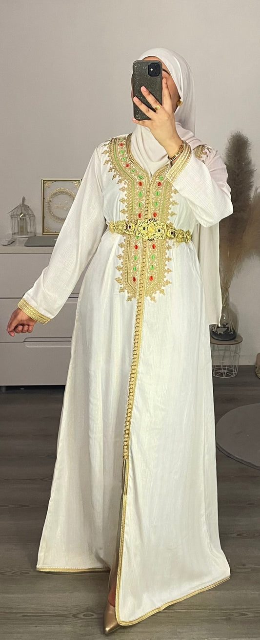 CAFTAN NOOR BLANC