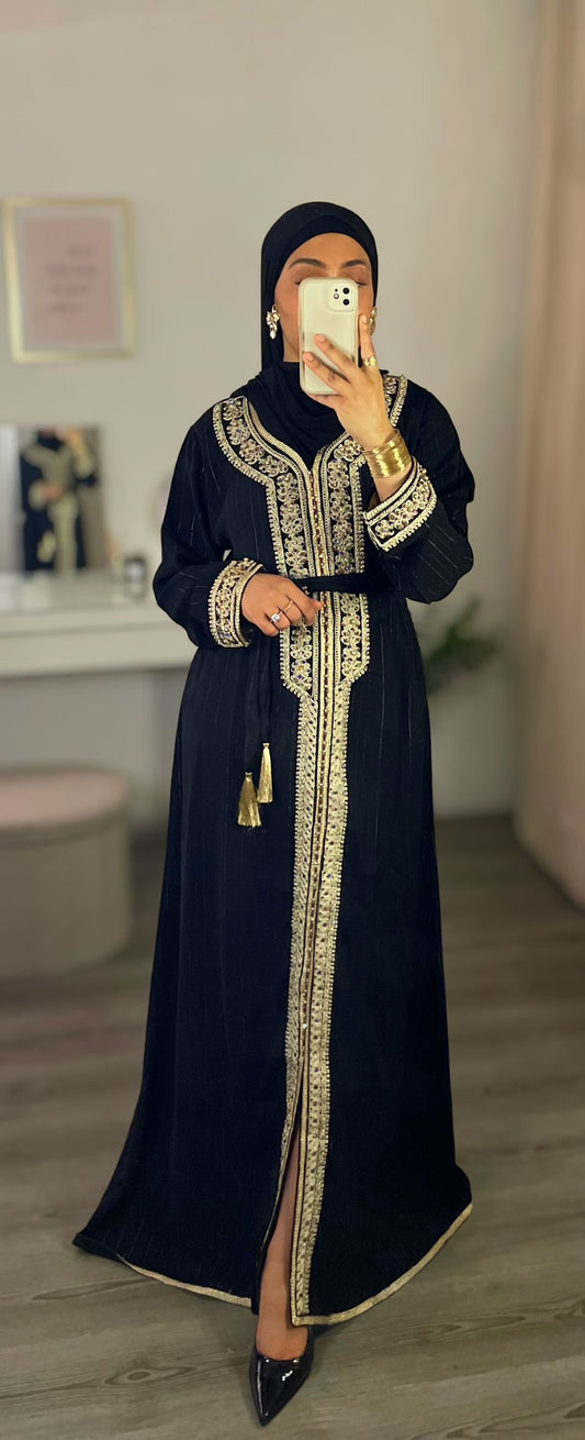 CAFTAN JASMINE - NOIR