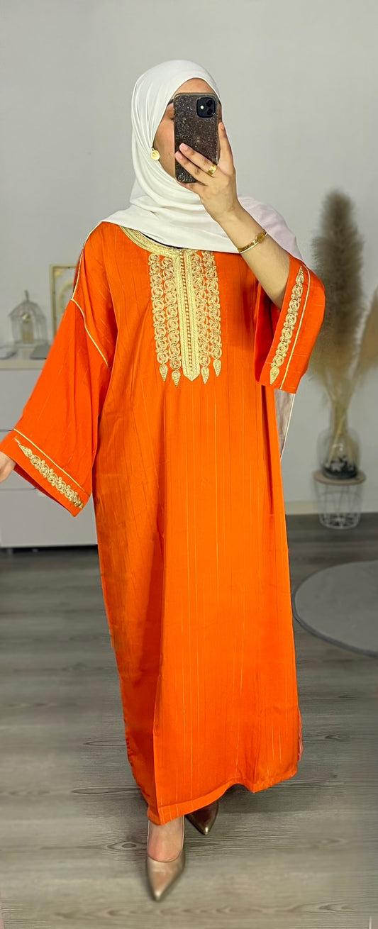 GANDOURA ZHAR ORANGE